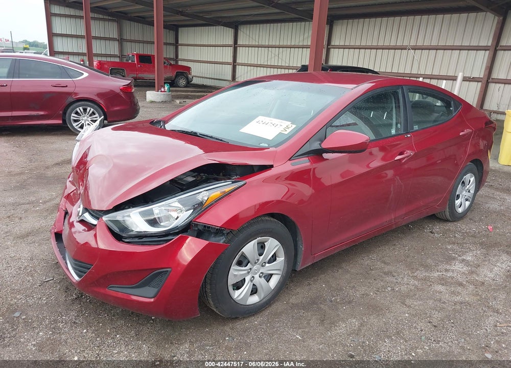 2016 HYUNDAI ELANTRA SE VIN: 5NPDH4AE8GH665785