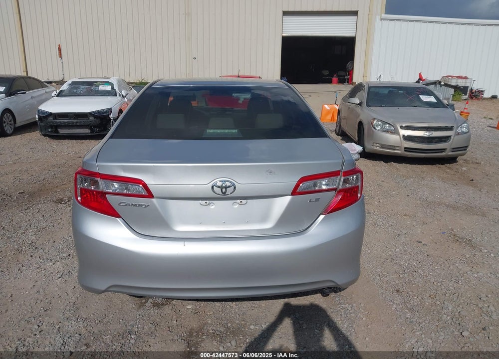 2012 TOYOTA CAMRY VIN: 4T4BF1FK1CR260587