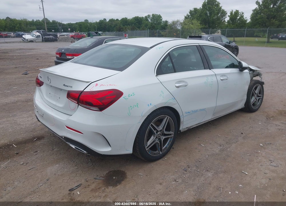 2020 MERCEDES-BENZ A 220 4MATIC VIN: WDD3G4FB0LW036562