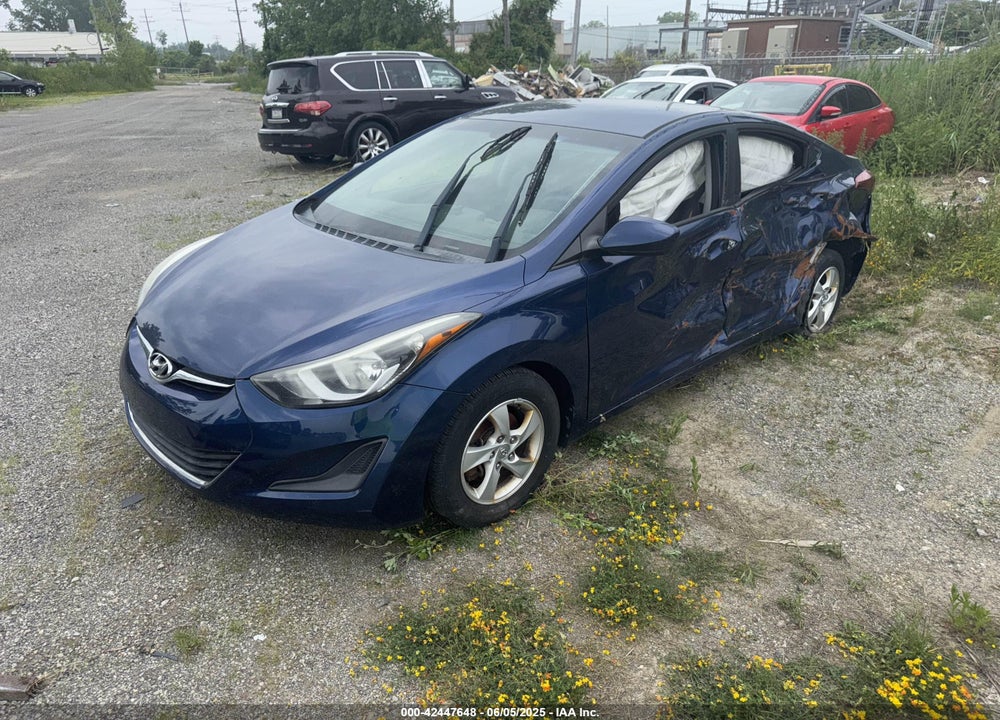 2015 HYUNDAI ELANTRA VIN: 5NPDH4AE5FH606126