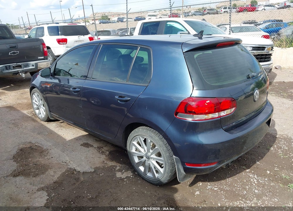 2012 VOLKSWAGEN GOLF VIN: WVWDM7AJ5CW133618