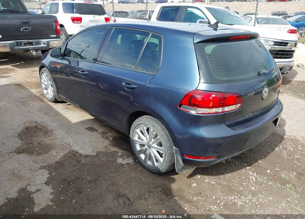 2012 VOLKSWAGEN GOLF VIN: WVWDM7AJ5CW133618