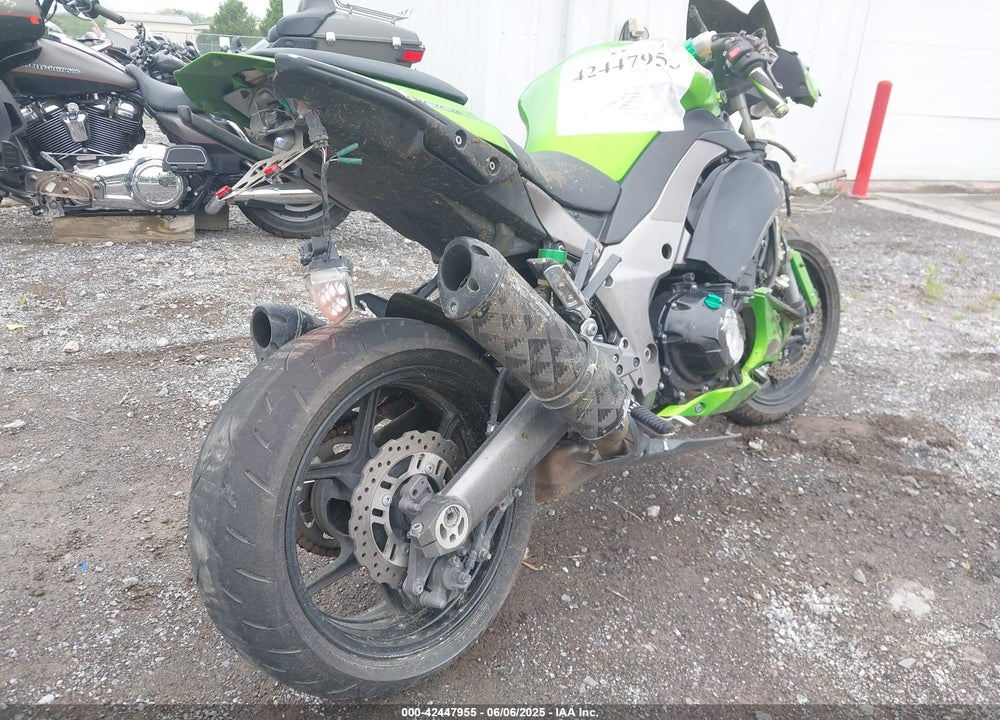 2012 KAWASAKI ZX1000 G VIN: JKAZXCG15CA016223