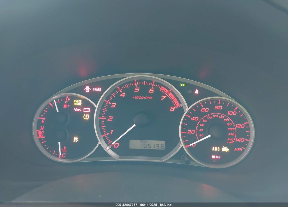 2013 SUBARU IMPREZA WRX VIN: JF1GR7E6XDG824780