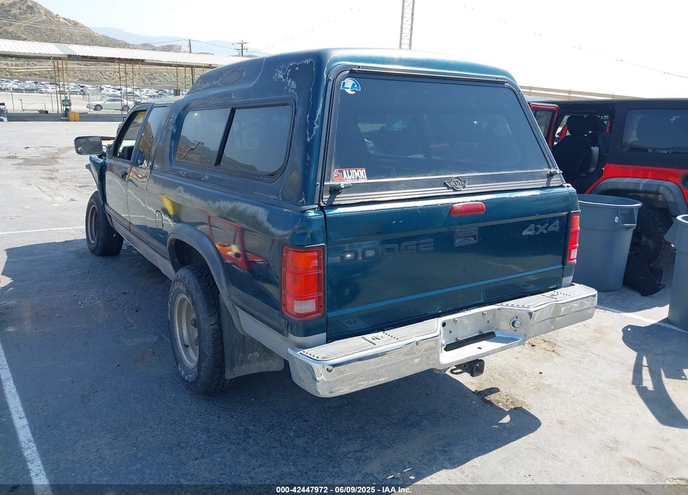 1996 DODGE DAKOTA VIN: 1B7GG23Y4TS593605