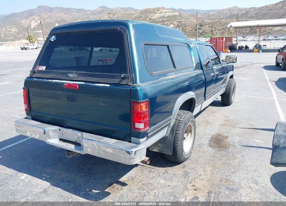1996 DODGE DAKOTA VIN: 1B7GG23Y4TS593605