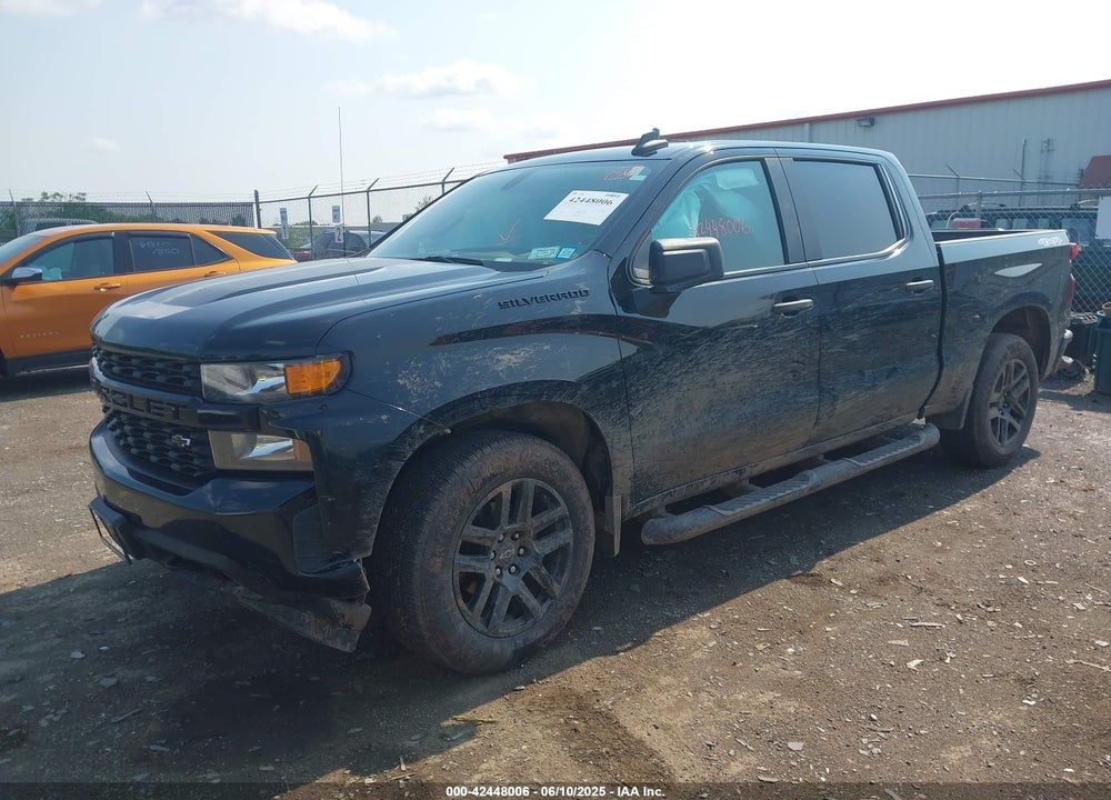 2022 CHEVROLET SILVERADO 1500 LTD 4WD SHORT BED CUSTOM VIN: 1GCPYBEKXNZ128097