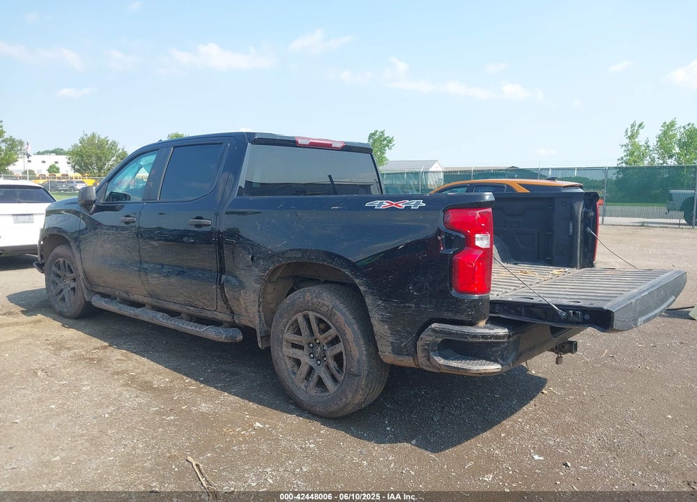 2022 CHEVROLET SILVERADO 1500 LTD 4WD SHORT BED CUSTOM VIN: 1GCPYBEKXNZ128097