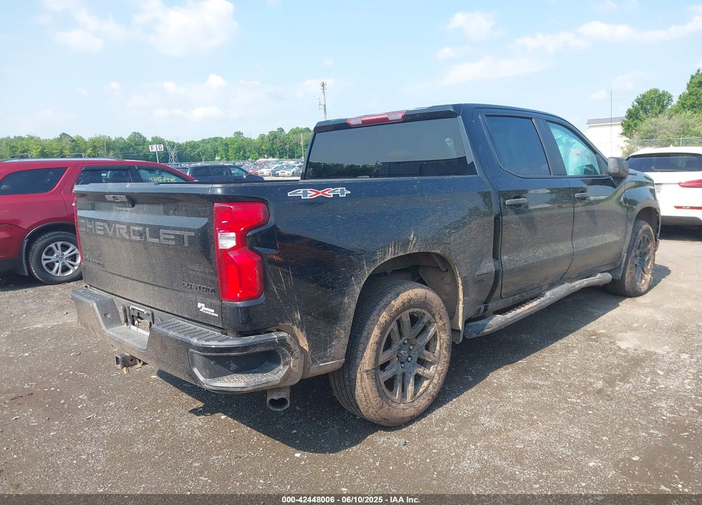 2022 CHEVROLET SILVERADO 1500 LTD 4WD SHORT BED CUSTOM VIN: 1GCPYBEKXNZ128097