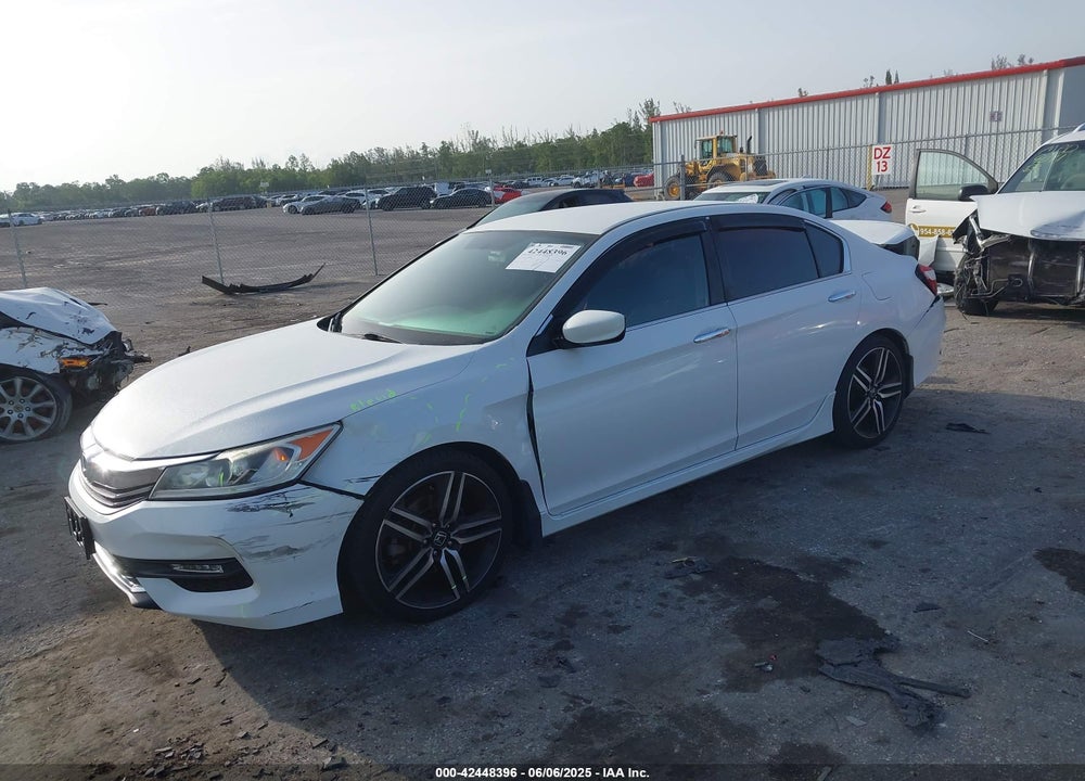 2017 HONDA ACCORD SPORT VIN: 1HGCR2F58HA138524