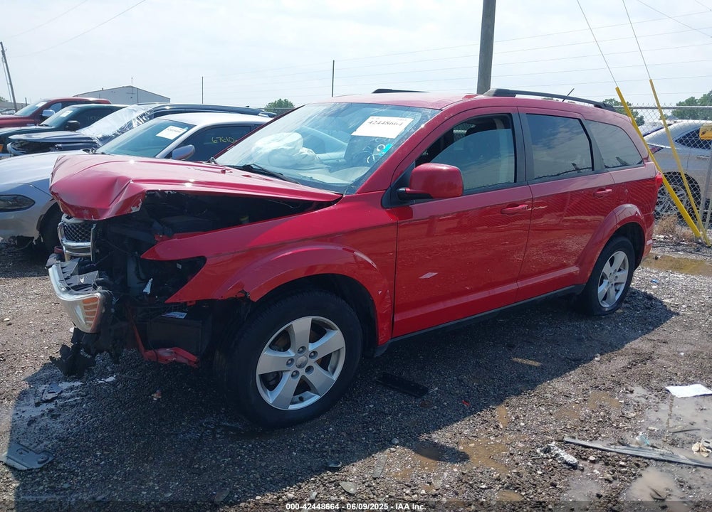 2012 DODGE JOURNEY SXT VIN: 3C4PDCBG7CT296589