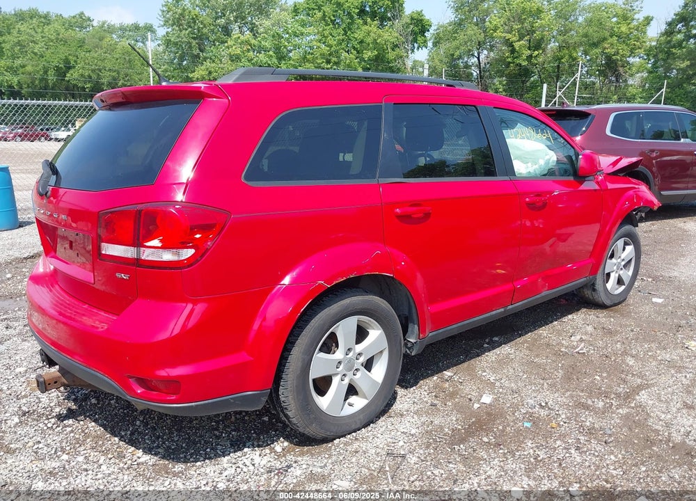 2012 DODGE JOURNEY SXT VIN: 3C4PDCBG7CT296589