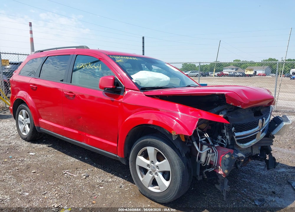 2012 DODGE JOURNEY SXT VIN: 3C4PDCBG7CT296589