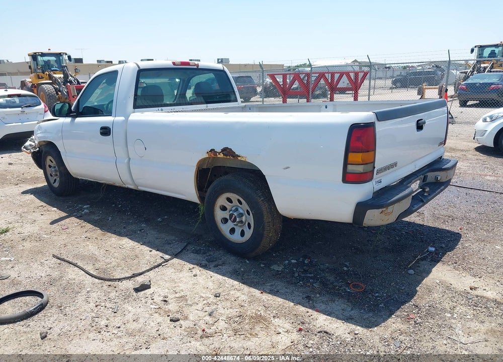 2007 GMC SIERRA 1500 CLASSIC WORK TRUCK VIN: 3GTEC14X07G163800