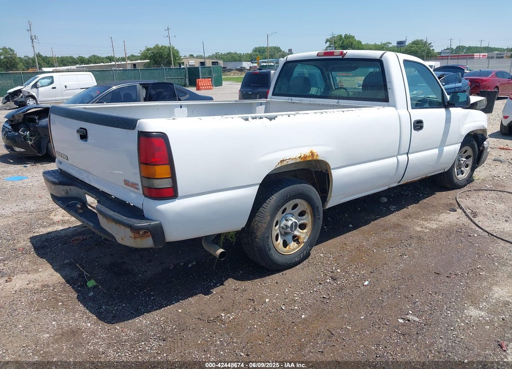 2007 GMC SIERRA 1500 CLASSIC WORK TRUCK VIN: 3GTEC14X07G163800