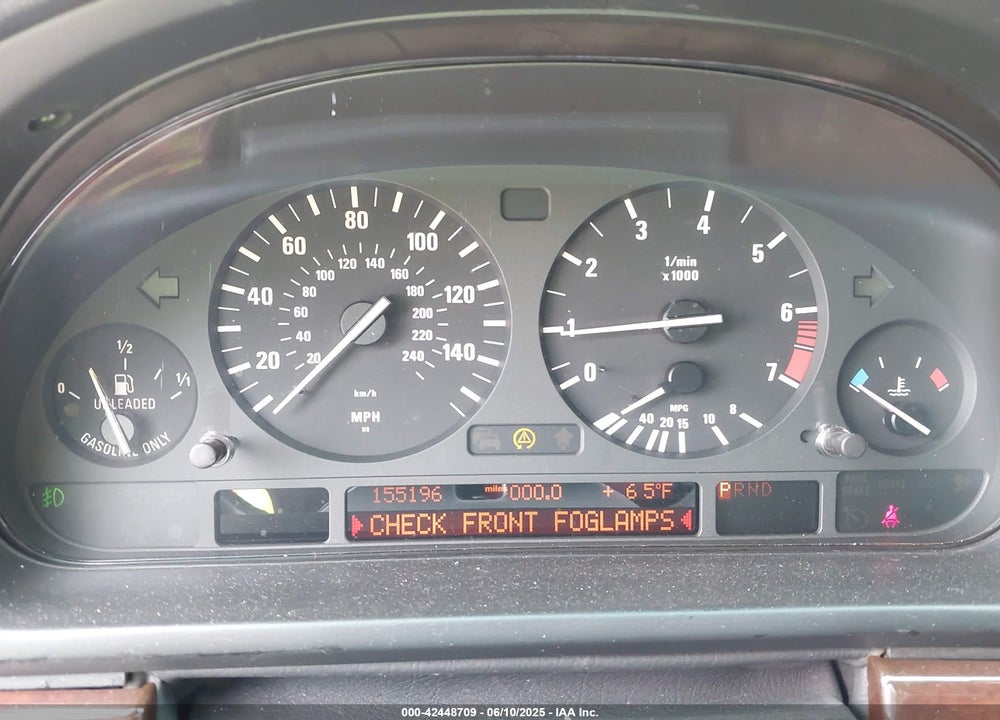 2003 BMW 525IA VIN: WBADT43493G032436