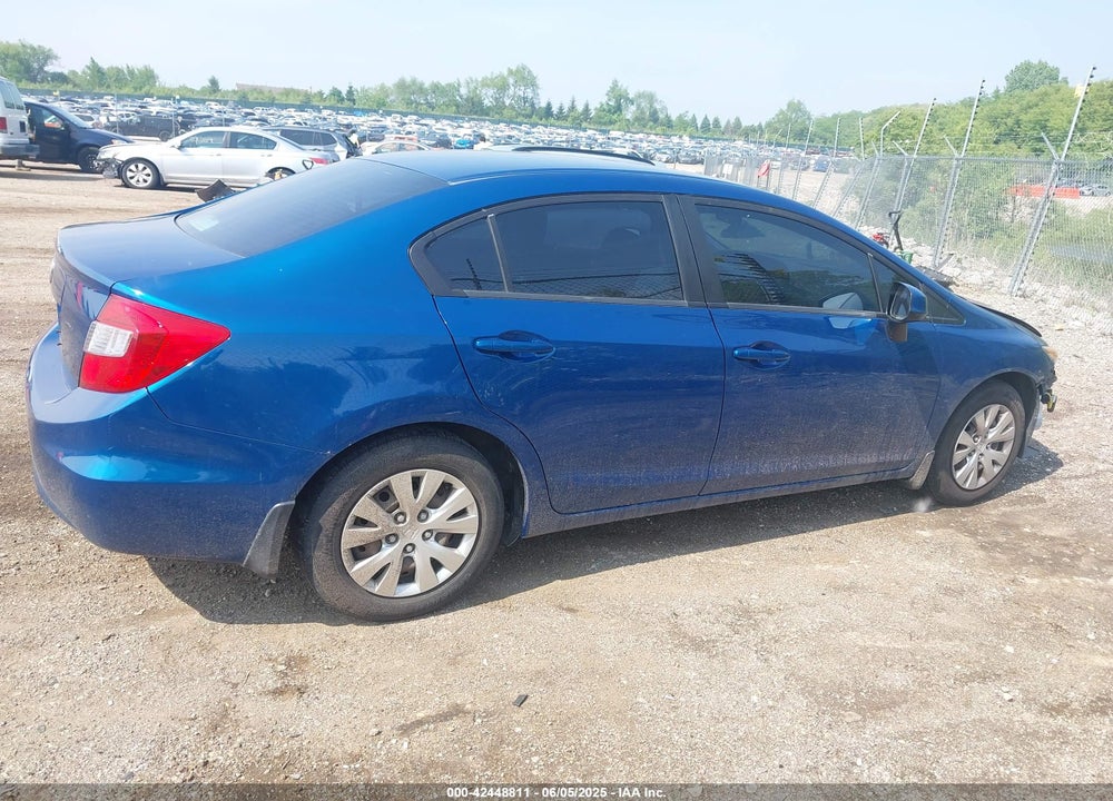 2012 HONDA CIVIC VIN: 19XFB2F55CE067854