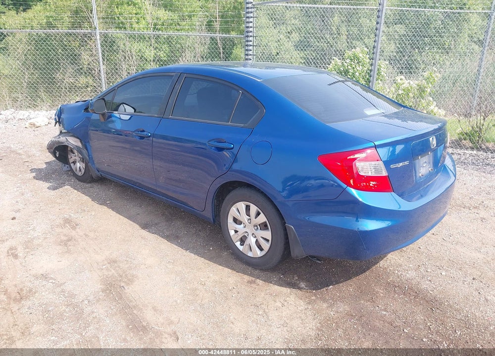 2012 HONDA CIVIC VIN: 19XFB2F55CE067854