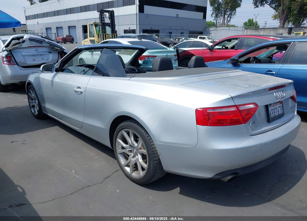 2011 AUDI A5 VIN: WAUAFAFH2BN008366