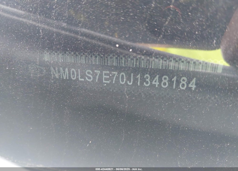 2018 FORD TRANSIT CONNECT XL VIN: NM0LS7E70J1348184
