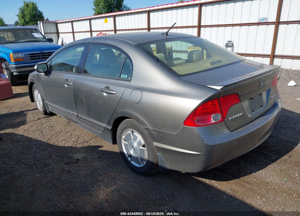 2006 HONDA CIVIC HYBRID VIN: JHMFA36246S010351