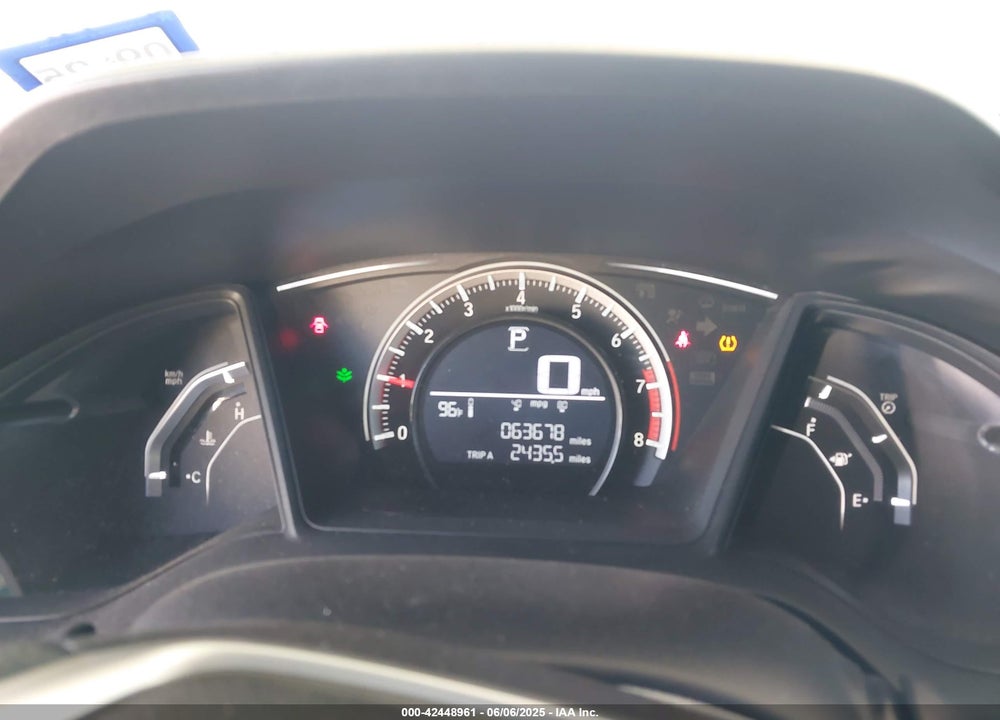 2016 HONDA CIVIC VIN: 19XFC2F57GE009568