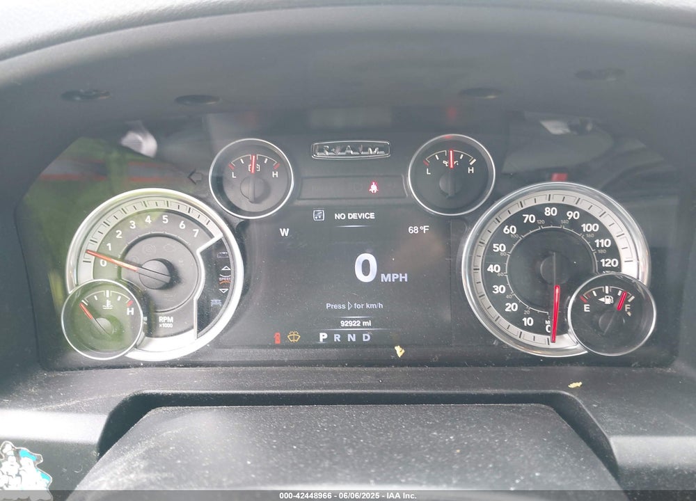 2016 RAM 1500 BIG HORN VIN: 1C6RR7GT5GS266450