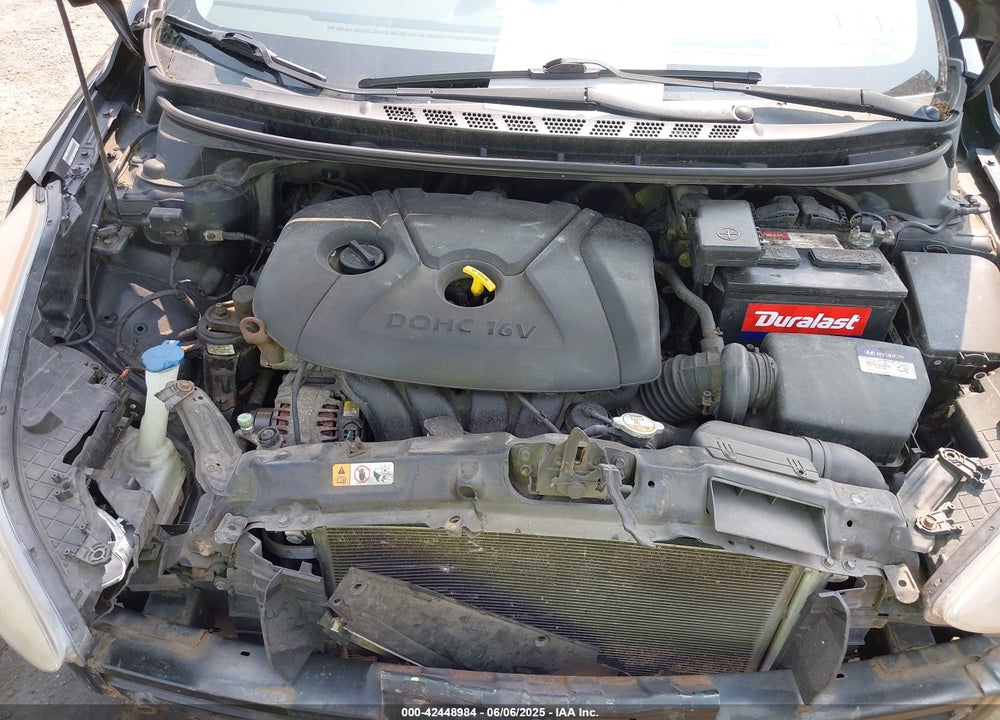 2013 HYUNDAI ELANTRA VIN: KMHDH6AE6DU006497