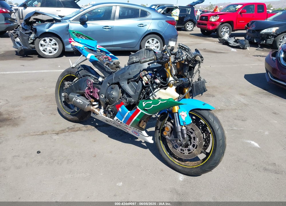 2008 YAMAHA YZFR6 VIN: JYARJ16E38A005546