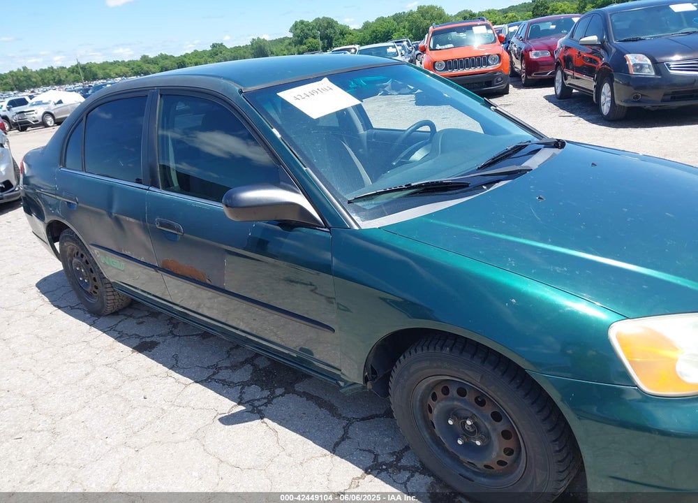 2001 HONDA CIVIC VIN: 1HGEN26471L000172