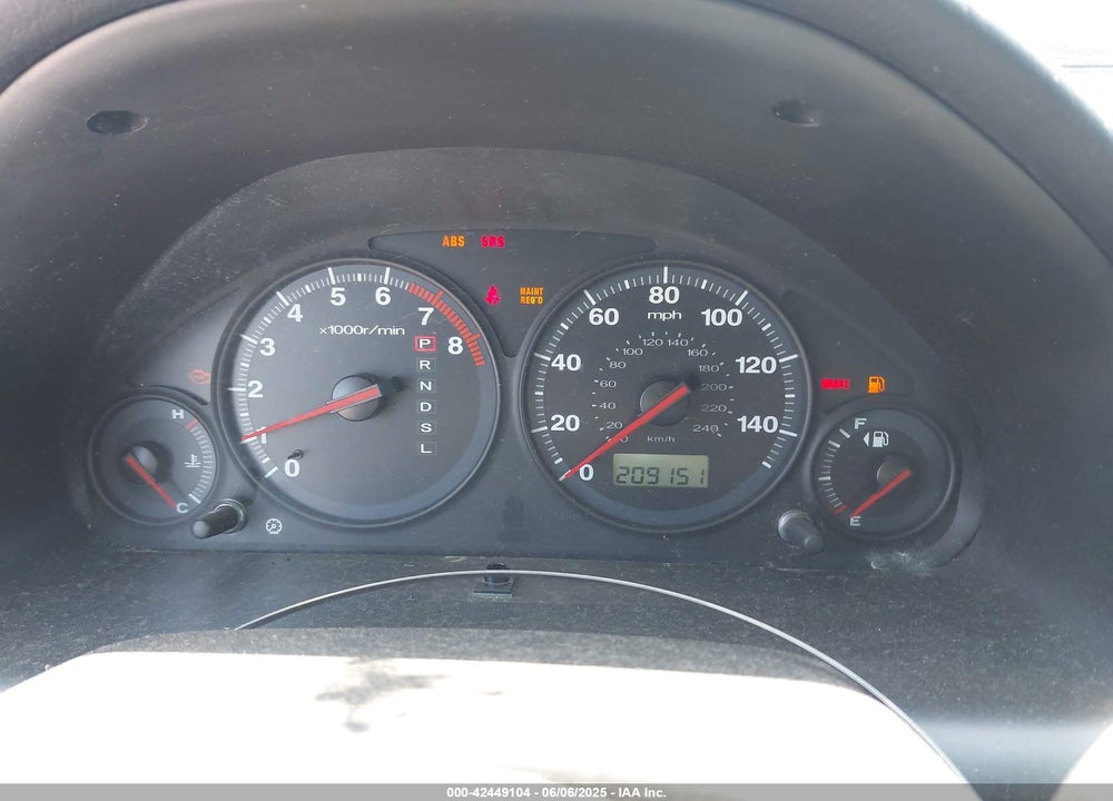 2001 HONDA CIVIC VIN: 1HGEN26471L000172