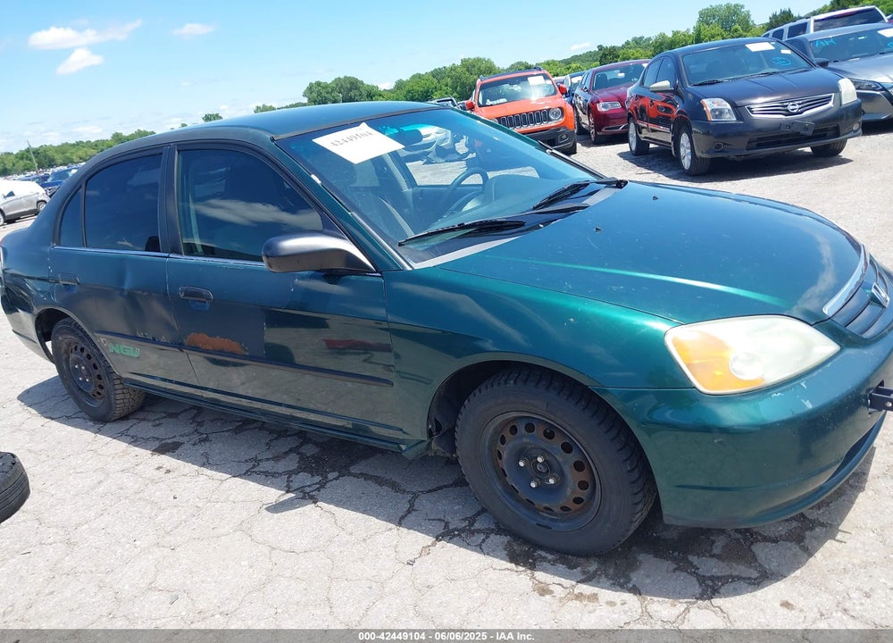 2001 HONDA CIVIC VIN: 1HGEN26471L000172