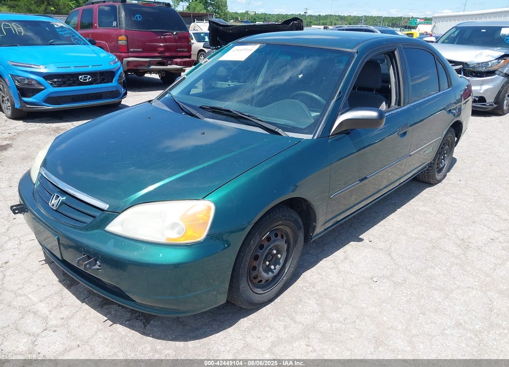 2001 HONDA CIVIC VIN: 1HGEN26471L000172