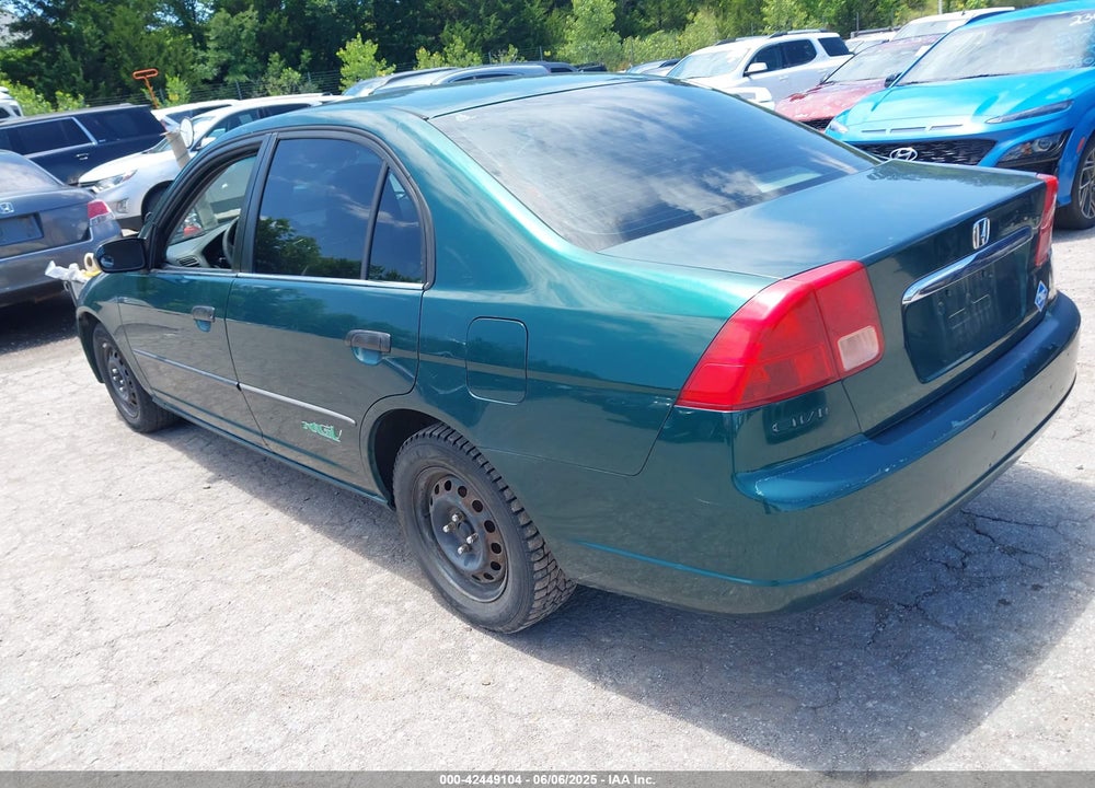 2001 HONDA CIVIC VIN: 1HGEN26471L000172