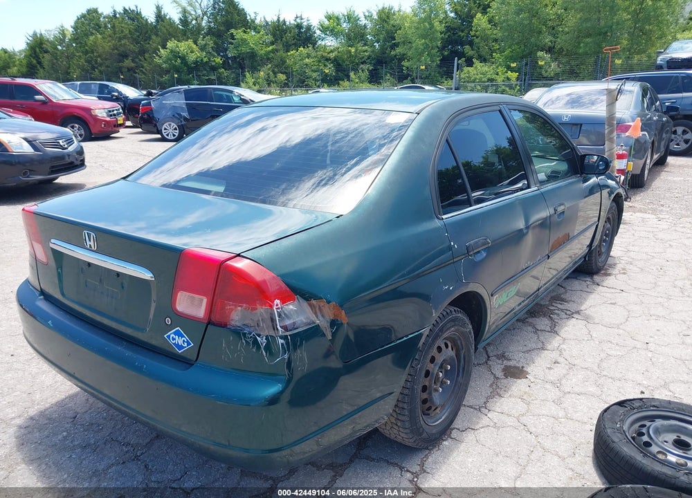 2001 HONDA CIVIC VIN: 1HGEN26471L000172