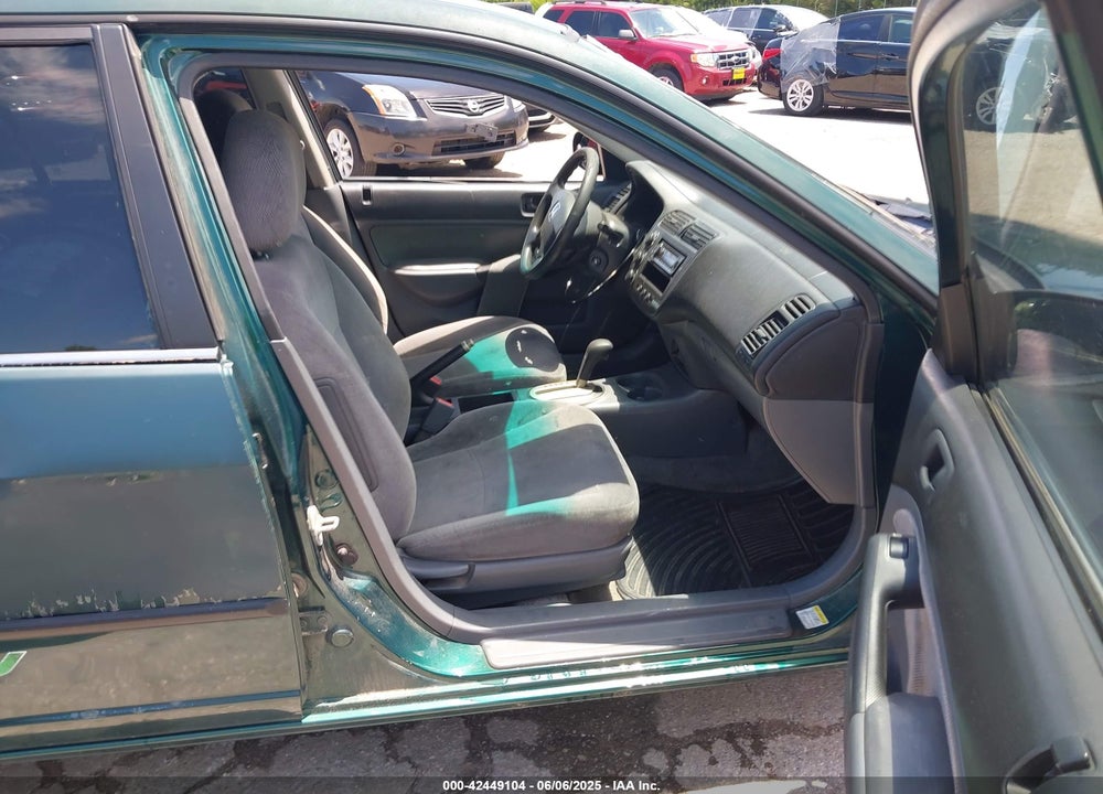 2001 HONDA CIVIC VIN: 1HGEN26471L000172