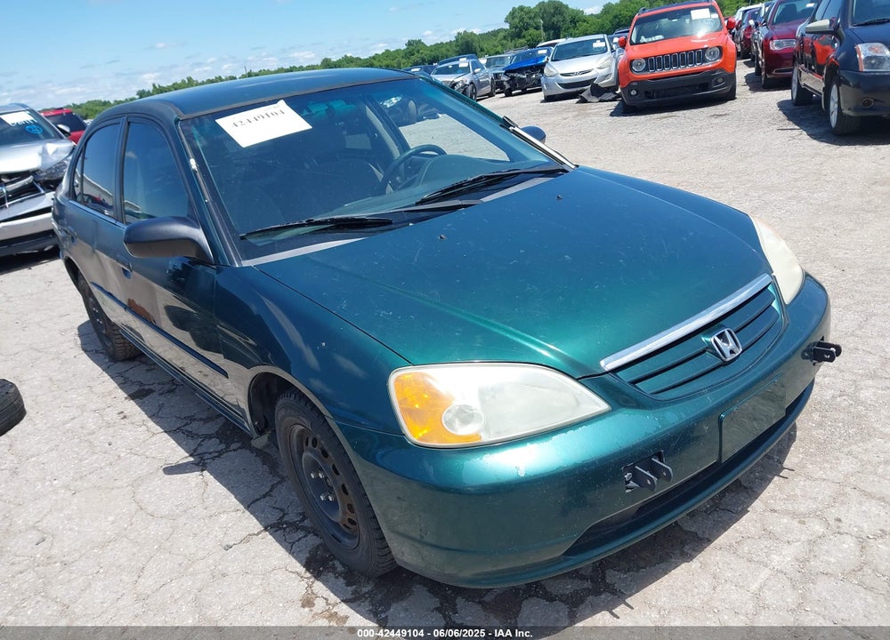 2001 HONDA CIVIC VIN: 1HGEN26471L000172