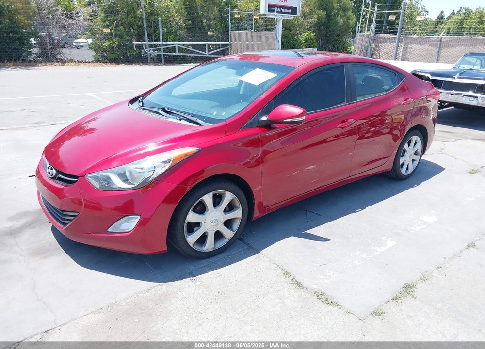 2012 HYUNDAI ELANTRA VIN: KMHDH4AE0CU192590