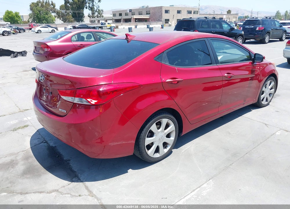 2012 HYUNDAI ELANTRA VIN: KMHDH4AE0CU192590
