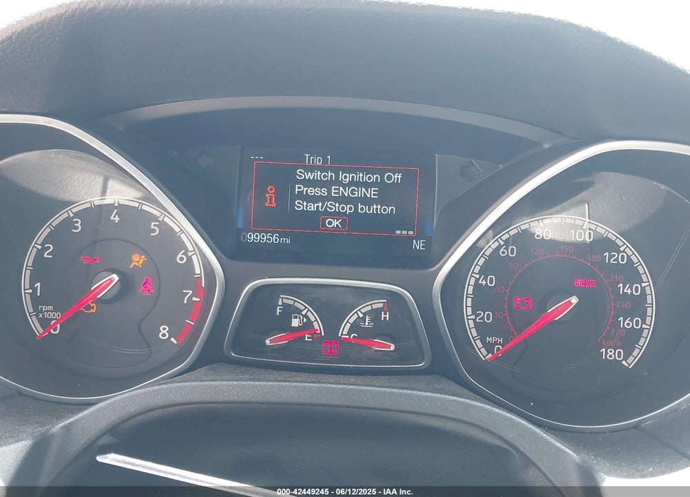 2018 FORD FOCUS ST VIN: 1FADP3L95JL233371