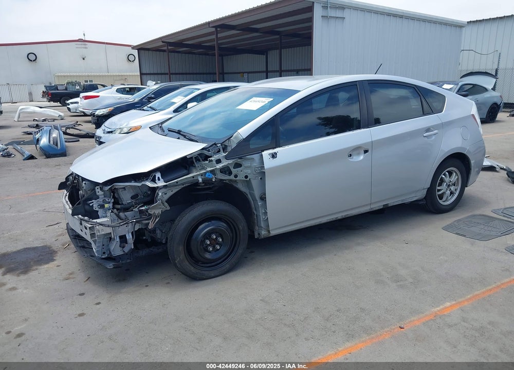 2011 TOYOTA PRIUS THREE VIN: JTDKN3DU8B0296204