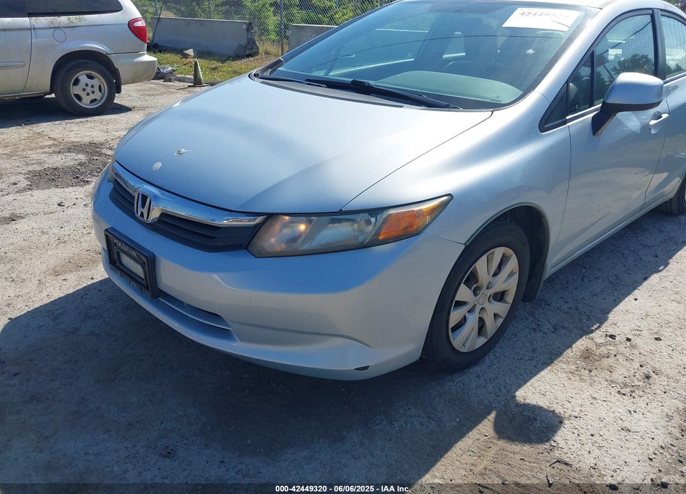 2012 HONDA CIVIC LX VIN: 19XFB2F58CE307494