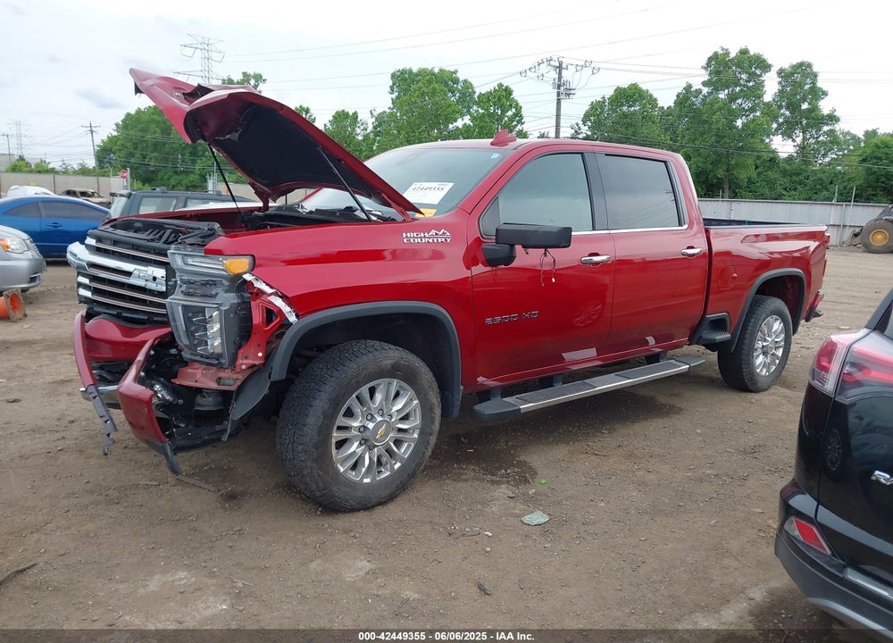 2022 CHEVROLET SILVERADO 2500HD 4WD STANDARD BED HIGH COUNTRY VIN: 1GC4YRE75NF283570