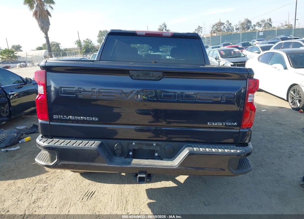 2022 CHEVROLET SILVERADO 1500 2WD SHORT BED CUSTOM VIN: 1GCPABEK9NZ529872