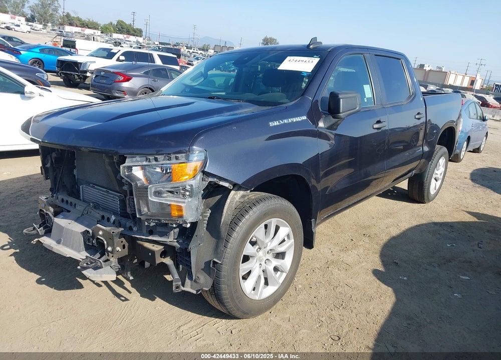 2022 CHEVROLET SILVERADO 1500 2WD SHORT BED CUSTOM VIN: 1GCPABEK9NZ529872