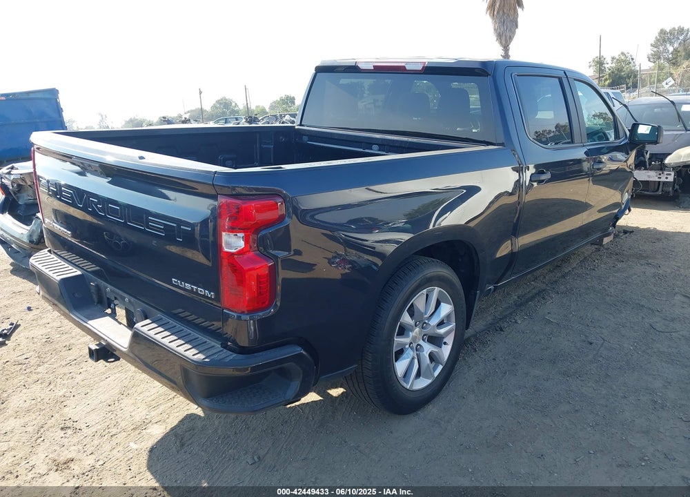 2022 CHEVROLET SILVERADO 1500 2WD SHORT BED CUSTOM VIN: 1GCPABEK9NZ529872
