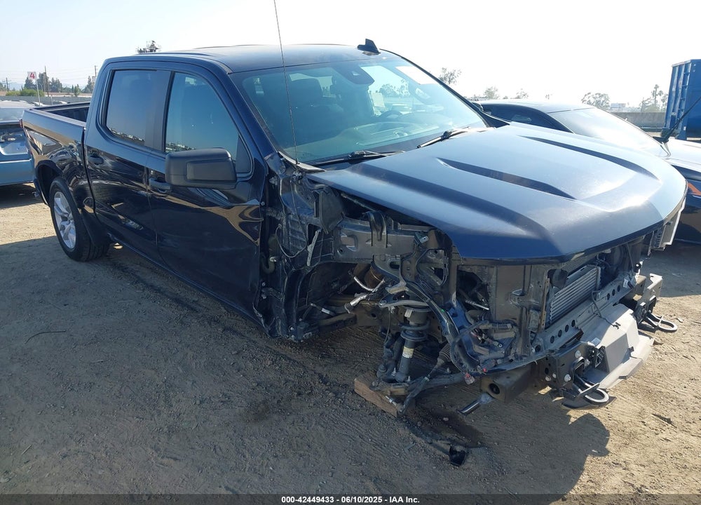 2022 CHEVROLET SILVERADO 1500 2WD SHORT BED CUSTOM VIN: 1GCPABEK9NZ529872