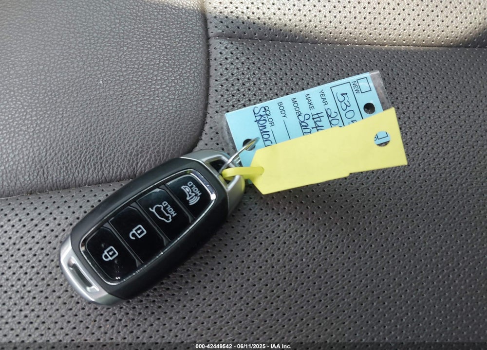 2019 HYUNDAI SANTA FE VIN: 5NMS5CAA5KH124805