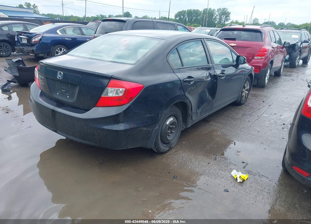 2012 HONDA CIVIC VIN: 19XFB2F55CE034028