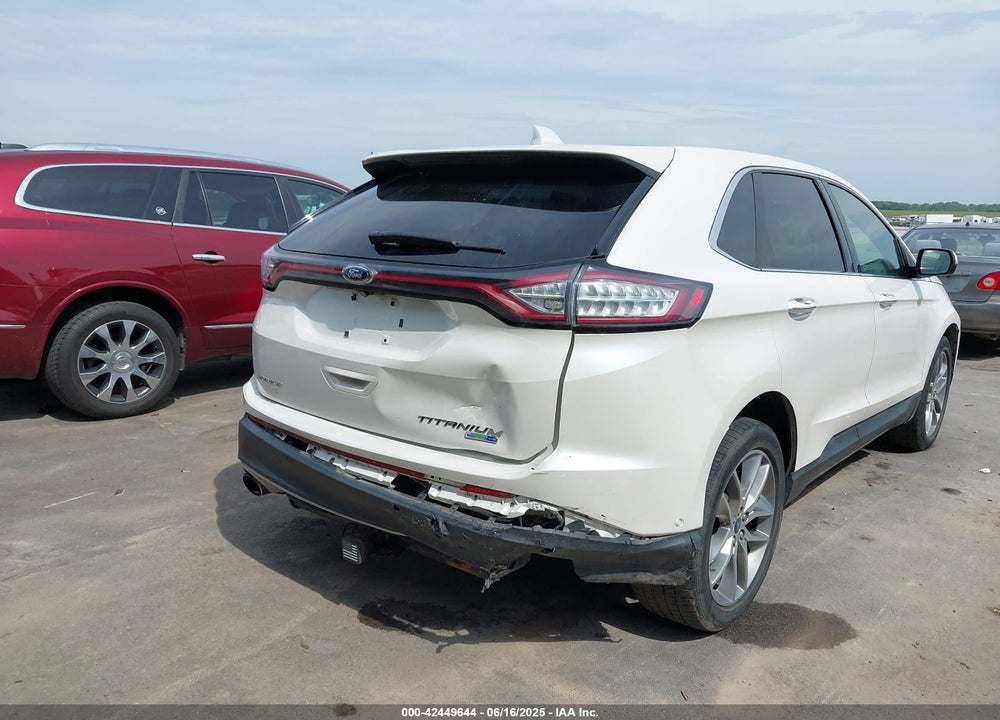 2015 FORD EDGE VIN: 2FMPK4K91FBB95587